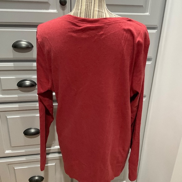 Eddie Bauer Favorite Long Sleeve V Neck Tee, Size XXL, NWT - Picture 3 of 6